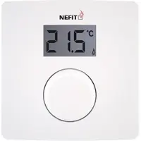Nefit ModuLine kamerthermostaat met roundagon design Moduline 1010H