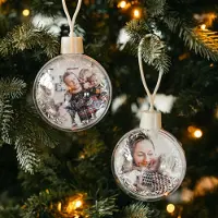 Yoursurprise 2 stuks kerstballen met foto
