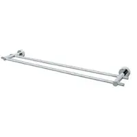 Plieger Murcia handdoekhouder dubbel 60cm inox