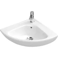 Villeroy & Boch Villeroy en Boch Omnia Compact hoekfontein 55x45cm ceramic+ wit