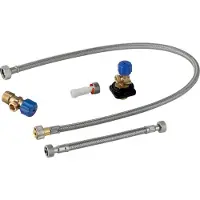 Geberit Monolith - Wateraansluitset beneden, 3/8" en 1/2" 131.074.00.1