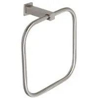 Plieger Cube handdoekring chroom