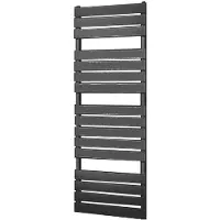 Plieger Genua designradiator horizontaal 1520x550mm 800W antraciet metallic