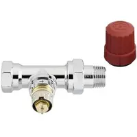Danfoss RA NC Thermostatische radiatorafsluiter 1/2 bi bu recht chroom 013G4248