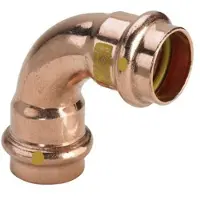 Viega persfitting met 2 aansluiting Profipress G 2616, koper, bocht