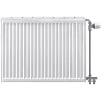 Stelrad Compact All In paneelradiator 90x60cm type 11 816watt 4 aansluitingen Staal Wit glans 0214091106