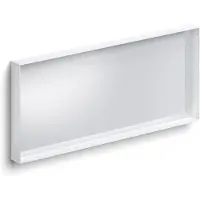 Clou Look at Me spiegel, 110cm, met omlijsting, mat wit