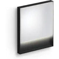 Clou Look at Me spiegel, 70cm, LED-verlichting, IP44, mat zwart