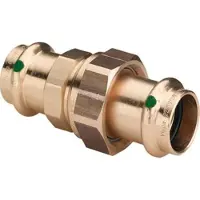 Viega Sanitair installatiemateriaal, Fitting Sanpress 2260 15mm, RG o Siliziumbr., platd., SC-Con.