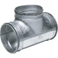 R-Vent Spiraliet T-stuk 90º verzinkt 150mm