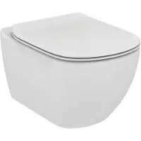 Ideal standard Tesi - Hangend toilet met wc bril SoftClose, AquaBlade, mat wit T3546V1
