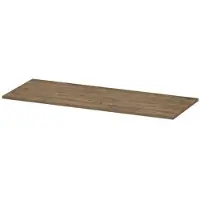 Ink Topdeck 45 Topblad T.b.v. Onderkast - 120x45x1,6cm - MFC - Naturel Eiken - Badkamermeubels, Wastafelbladen - 8718835029258