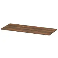 Ink Topdeck 40 Topblad T.b.v. Onderkast 100x40cm - Noten - Badkamermeubels, Wastafelbladen - 8718835044015
