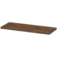 Ink Topdeck 45 Topblad T.b.v. Onderkast - 120x45x3,5cm - MFC - Noten - Badkamermeubels, Wastafelbladen - 8718835096922