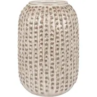 House Nordic Vaas Jeff | House Nordic natuursteen bruin 13x13x20 cm vazen | NADUVI