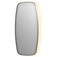 Ink SP30 Spiegel Contour In Kader 50x100cm Indirecte LED - Geborsteld RVS - Glas - Rechthoekig - Spiegels, Badkamerspiegels - 8718835163013