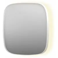 Ink SP30 Spiegel Contour In Kader 60x60cm Indirecte LED - Mat Wit - Glas - Vierkant - Spiegels, Badkamerspiegels - 8718835162757