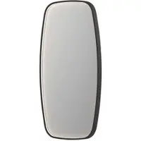 Ink SP31 Spiegel Contour In Kader 40x80cm Directe LED - Mat Zwart - Glas - Rechthoekig - Spiegels, Badkamerspiegels - 8718835163464