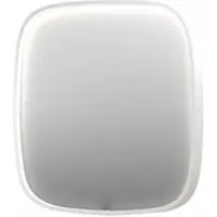 Ink SP31 Spiegel Contour In Kader 80x80cm Directe LED - Mat Wit - Glas - Vierkant - Spiegels, Badkamerspiegels - 8718835163358