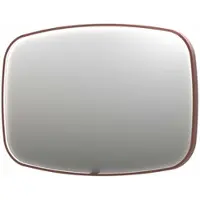 Ink SP31 Spiegel Contour In Kader 120x80cm Directe LED - Geborsteld Koper - Glas - Rechthoekig - Spiegels, Badkamerspiegels - 8718835163624