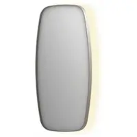 Ink SP30 Spiegel Contour In Kader 40x80cm Indirecte LED - Geborsteld RVS - Glas - Rechthoekig - Spiegels, Badkamerspiegels - 8718835162955