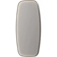 Ink SP31 Spiegel Contour In Kader 50x100cm Directe LED - Geborsteld RVS - Glas - Rechthoekig - Spiegels, Badkamerspiegels - 8718835163556
