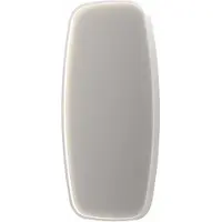 Ink SP31 Spiegel Contour In Kader 50x100cm Directe LED - Mat Wit - Glas - Rechthoekig - Spiegels, Badkamerspiegels - 8718835163532