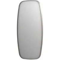 Ink SP29 Contour Spiegel 50x100cm Verzonken In Kader - Geborsteld RVS - Glas - Afgeronde Hoeken - Spiegels - Badkamerspiegels - 8718835162412