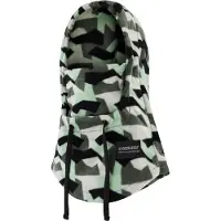 Poederbaas Balaclava Poederbaas Sport Performance Fleece Green Grey Black