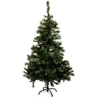 Christmas gifts Kunstkerstboom van 150 cm Hoog - Zilverspar Kerstboom met 440 Toppen - Kunststof Kerstboom op Stabiele 3-Potige Voet - Kerstdecoratie voor Binnenshuis - Kleur Groen