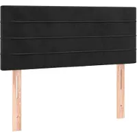 vidaXL Hoofdbord 90x5x78/88 cm fluweel zwart