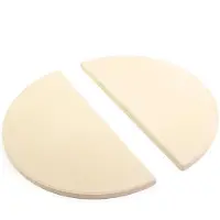 Yakiniku - Hitteschilden - Halve maan - Large - Heat Deflector - Platesetter - 19 Inch - Diameter 36 cm - Hitteschild Kamado - Hittebestendige Plaat - BBQ Accessoires