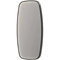 Ink SP31 Spiegel Contour In Kader 50x100cm Directe LED - Geborsteld Metal Black - Glas - Rechthoekig - Spiegels, Badkamerspiegels - 8718835163570