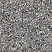 Vtwonen Tegels Terrazzo vloertegel 60x60cm antraciet gerectificeerd