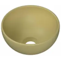 Ink Otello XS Opzet Fonteinkom Rond 24cm Keramiek - Mat Citroengeel - 8718835167653 - Wastafels, Fonteinen, Opzetfonteinen