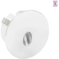 Bellezza Bagno WandInbouwarmatuur - XPE LED - 2700K - rond - voor (holle) wanden - mat wit SD-2060-38