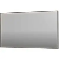 Ink SP19 Spiegel In Kader 140x80cm Directe LED Verlichting Rondom - Geborsteld RVS - Glas - Rechthoekig - Spiegels, Badkamerspiegels - 8718835176631