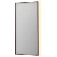 Ink SP32 Spiegel In Kader 50x100cm Indirecte LED Verlichting Rondom - Geborsteld Koper - Glas - Rechthoekig - Spiegels, Badkamerspiegels - 8718835176822
