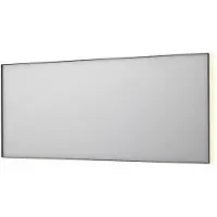 Ink SP32 Spiegel In Kader 180x80cm Indirecte LED Verlichting Rondom - Mat Zwart - Glas - Rechthoekig - Spiegels, Badkamerspiegels - 8718835177324