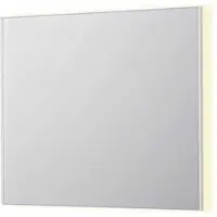 Ink SP32 Spiegel In Kader 90x80cm Indirecte LED Verlichting Rondom - Mat Wit - Glas - Rechthoekig - Spiegels, Badkamerspiegels - 8718835177034