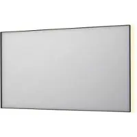 Ink SP32 Spiegel In Kader 140x80cm Indirecte LED Verlichting Rondom - Mat Zwart - Glas - Rechthoekig - Spiegels, Badkamerspiegels - 8718835177201