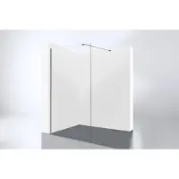 Best design Inloopdouche dalis 140x200 cm 8 mm nano glas chroom