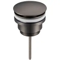 FortiFura Calvi Klikwaste afvoerplug geborsteld gunmetal PVD SW767288