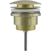 FortiFura Calvi klikwaste afvoerplug geborsteld messing PVD X15060 BB