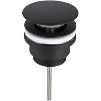 FortiFura Calvi Klikwaste afvoerplug mat zwart X15060 MB