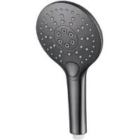 FortiFura Calvi Handdouche - ø12cm - rond - 3 standen - Gunmetal PVD SW799451