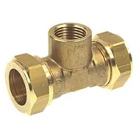 Vsh Fabrieken knel T-stuk 22 mm X 3/4X22 mm (Persaansluiting)