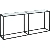 vidaXL Wandtafel 180x35x75,5 cm gehard glas witmarmerkleurig