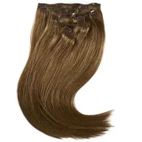 Rapunzel of sweden Classic Clip-ins Straight / Medium Volume / 7 pieces 5.0 Brown 40 cm Hair extensions 100 g