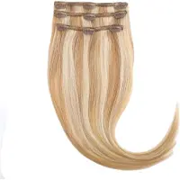Rapunzel of sweden Classic Clip-ins Straight / Light Volume / 3 pieces M7.4/8.0 Summer Blonde 50 cm Hair extensions 57 g